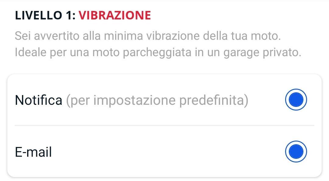 Livello 1: VIBRAZIONE