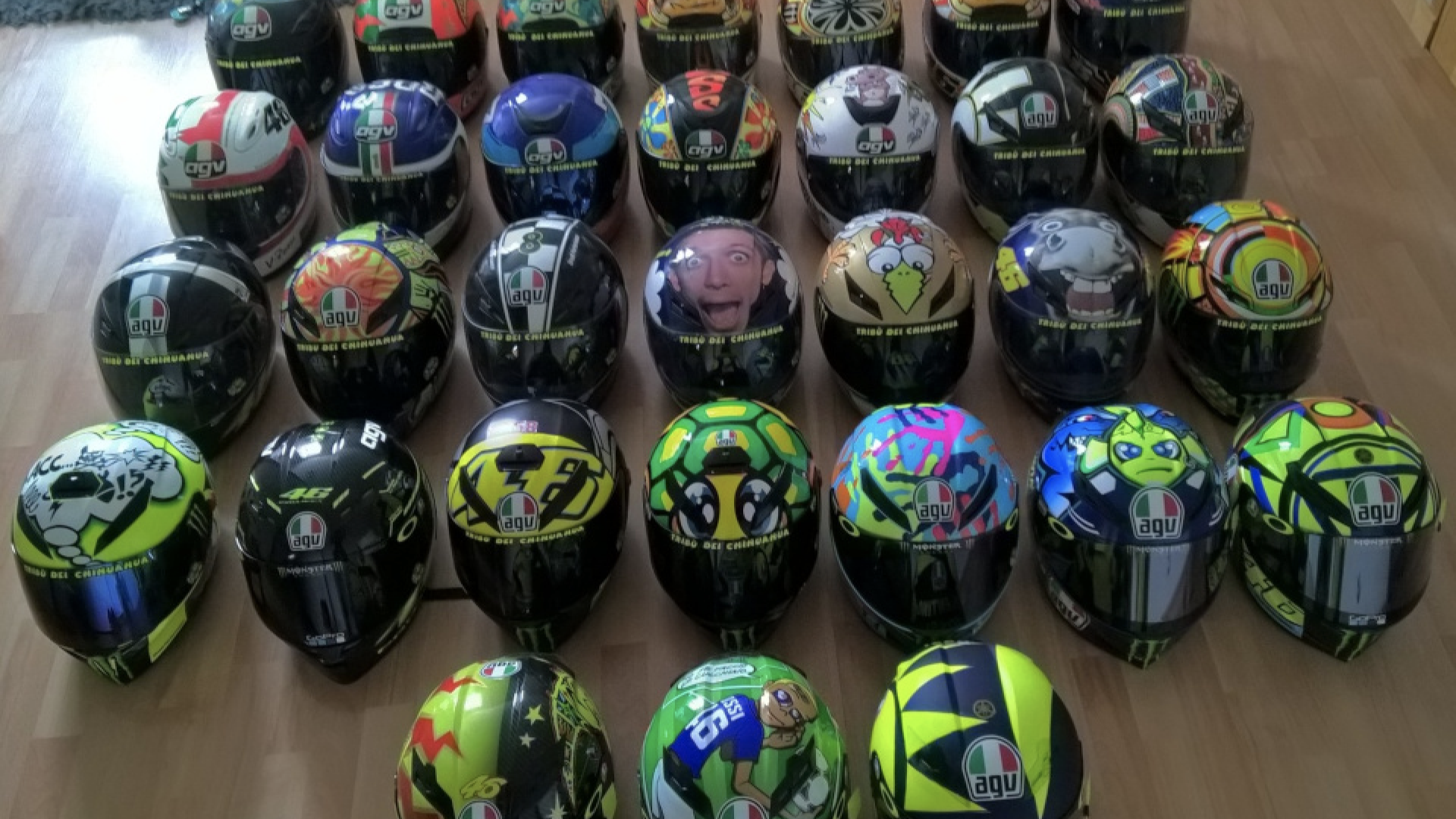 questa collezione di Valentino Rossi