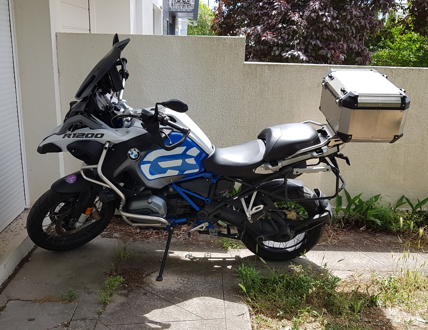 Bernard's R1200GS voor de diefstal
