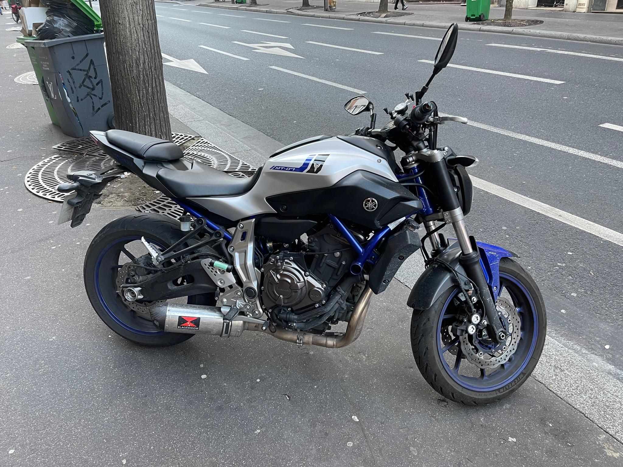 This MT07 was found as quickly as it was stolen