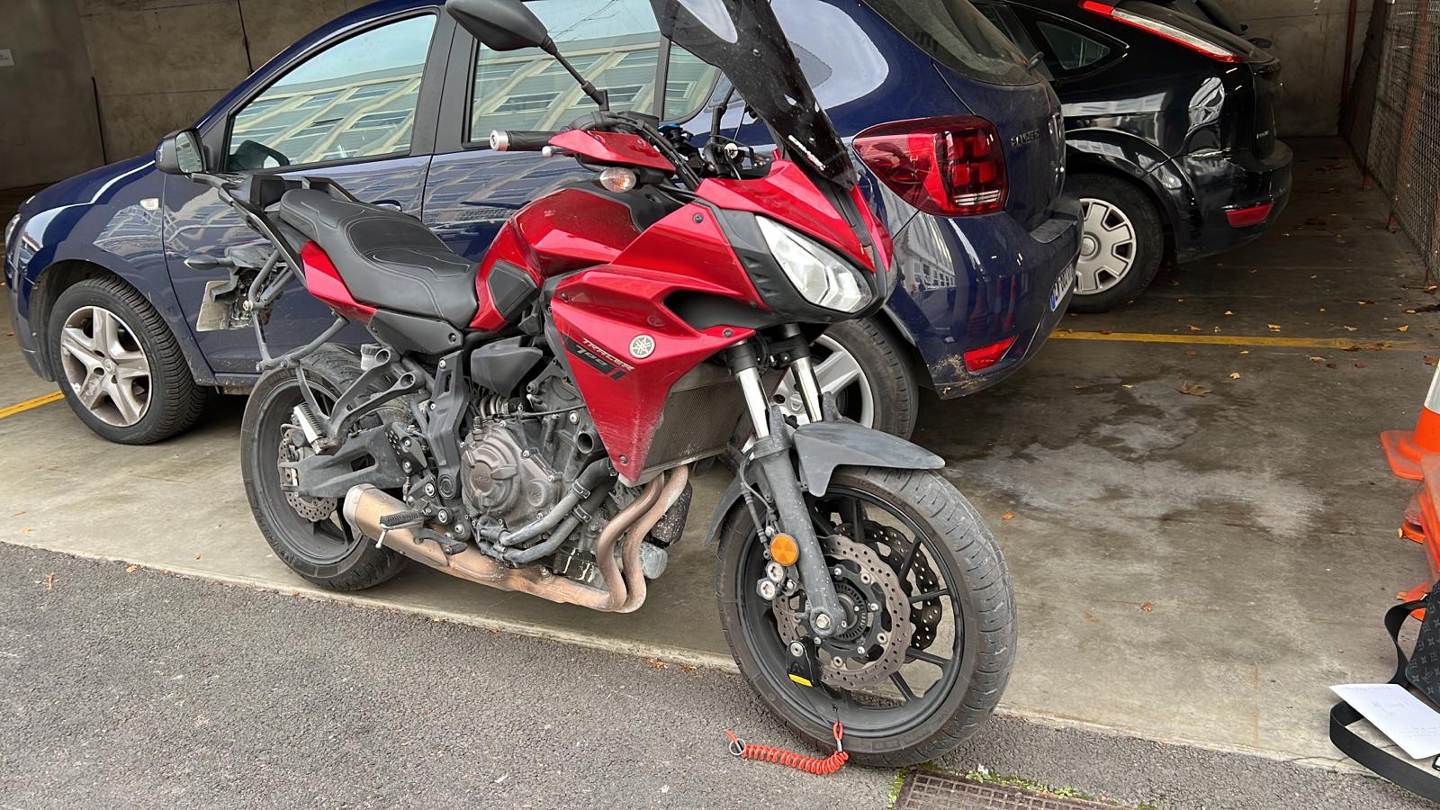 Tracer 700 stolen and recovered thanks to Pegase Moto and the police